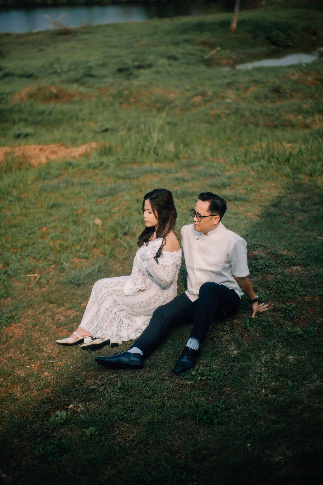 Sesi foto prewedding pasangan